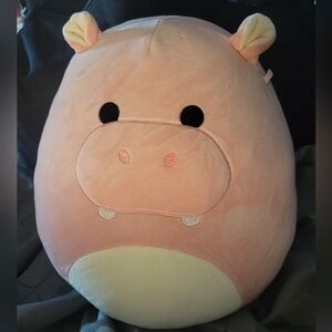 Pink hippo squishmallow
